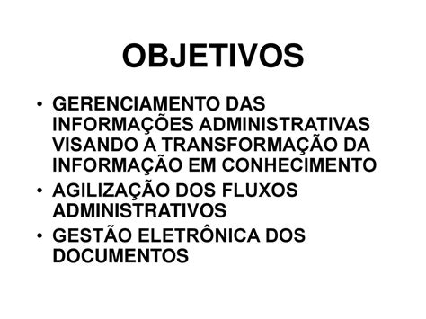 Informações Administrativas .